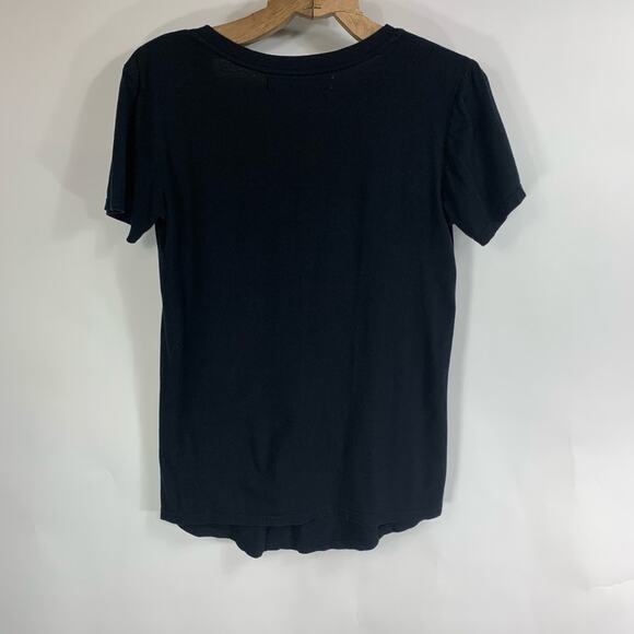 Baldwin V Neck Black T Shirt Sz Small - Picture 6 of 8